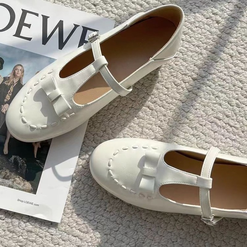 Women'S Fashion For 2025 - Neue französische Seil-Mary-Jane-Schuhe 2025, Sommer, weiße