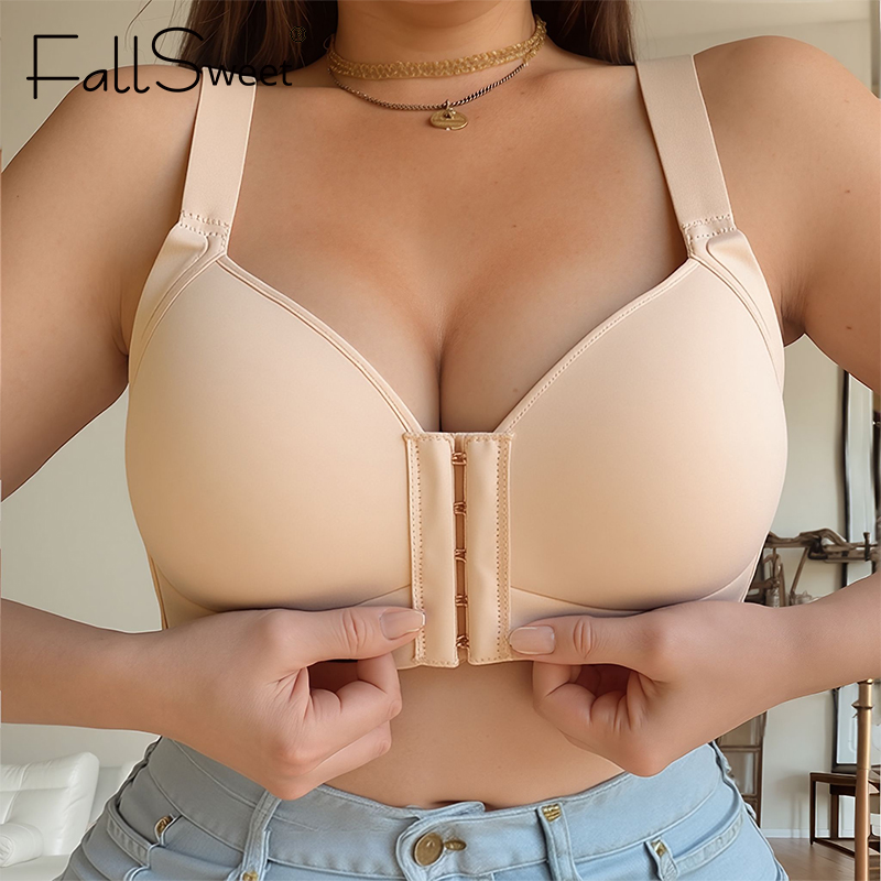 Bra Top Seamless - FallSweet Plus Size BH mit kabellosem