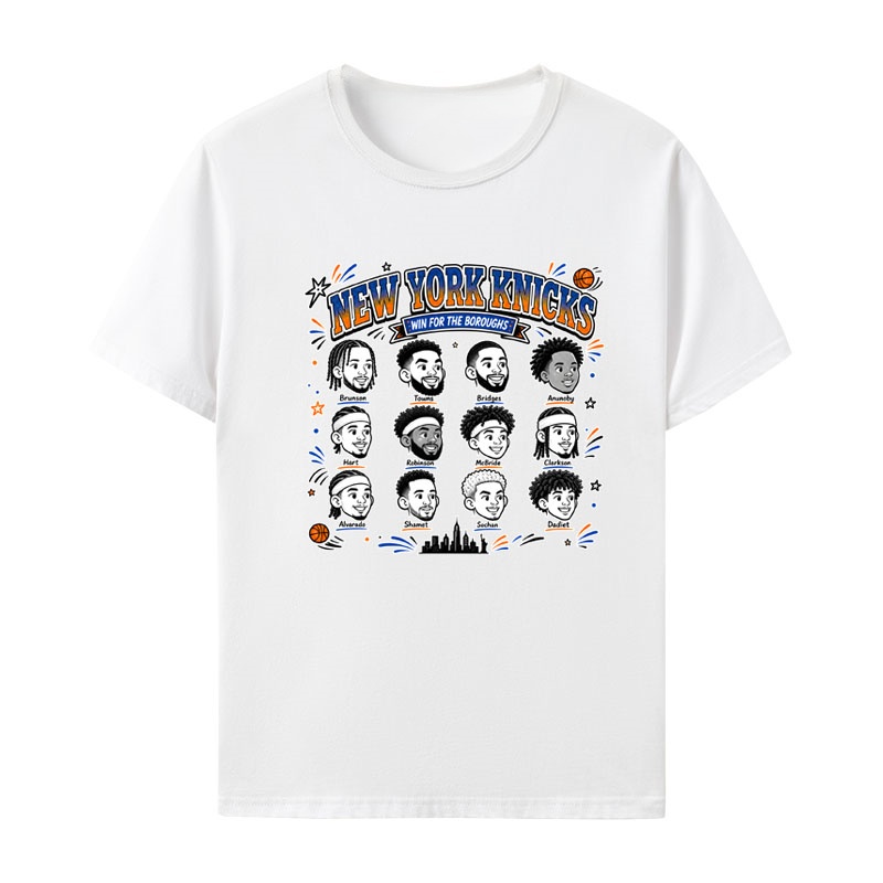 Women'S Fashion York - New York Knicks Lineup T-Shirt für
