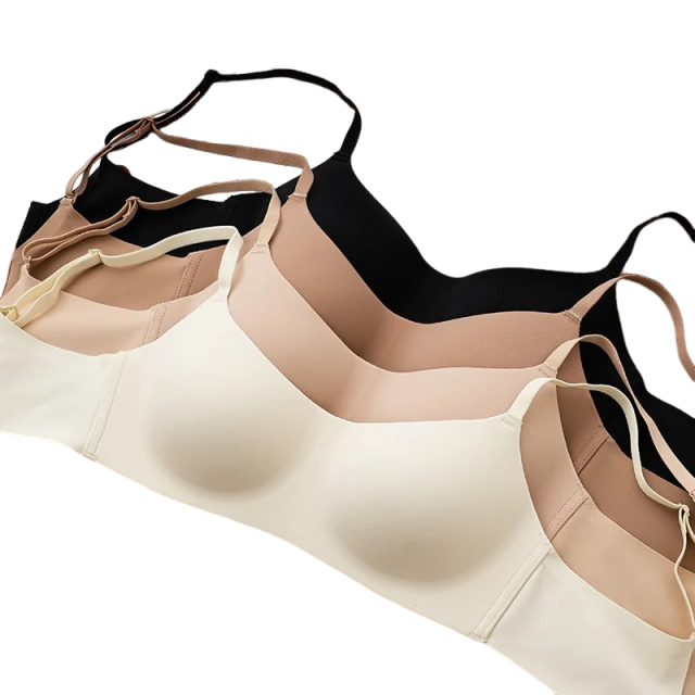 Bra Top Seamless - KUCLUT Nahtloser Halbschalen-BH, glatte Oberfläche, gute