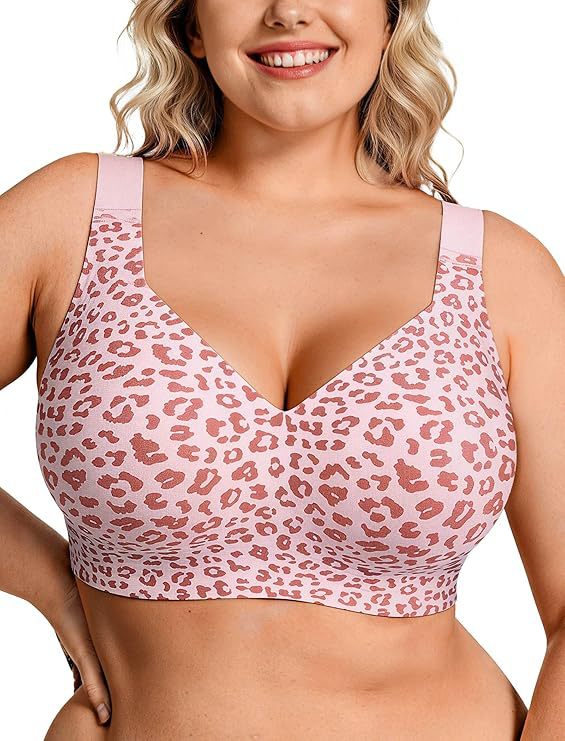 Bra Top Seamless - Übergrößen Wireless Jelly BH für Damen,