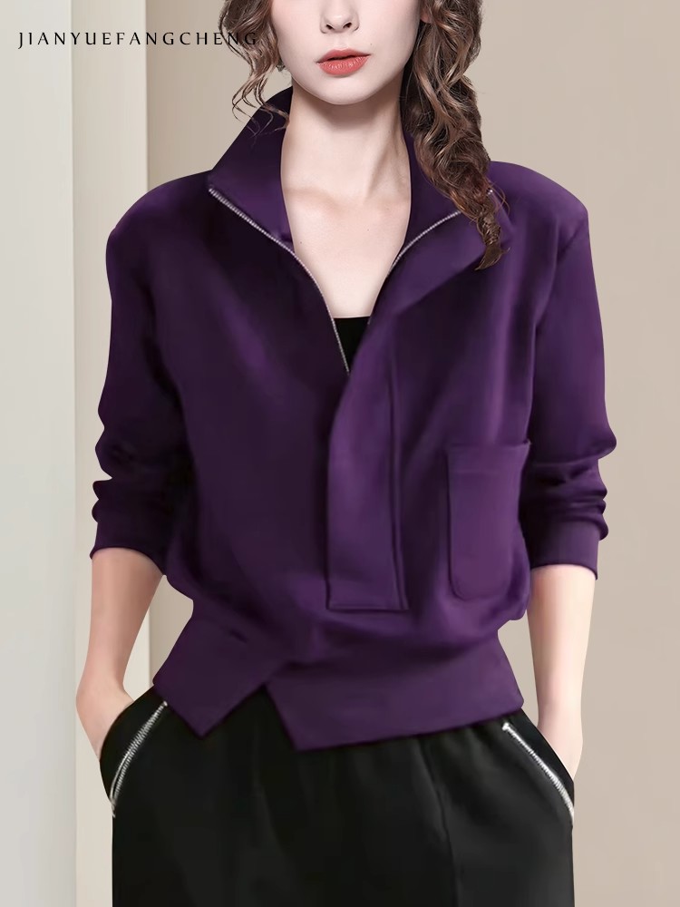 Damen-Strick-Sweatshirt, halbe – Women'S Fashion Quarter Zip Bewertung und Preis