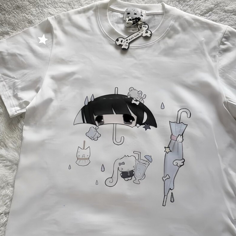 Japanisches süßes T-Shirt mit  – Women'S Fashion Umbrella Bewertung und Preis