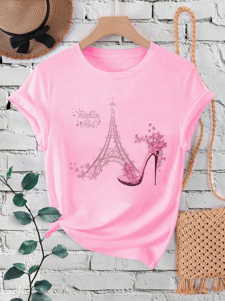 Mode Paris Eiffelturm Print Da – Women'S Fashion Paris Bewertung und Preis