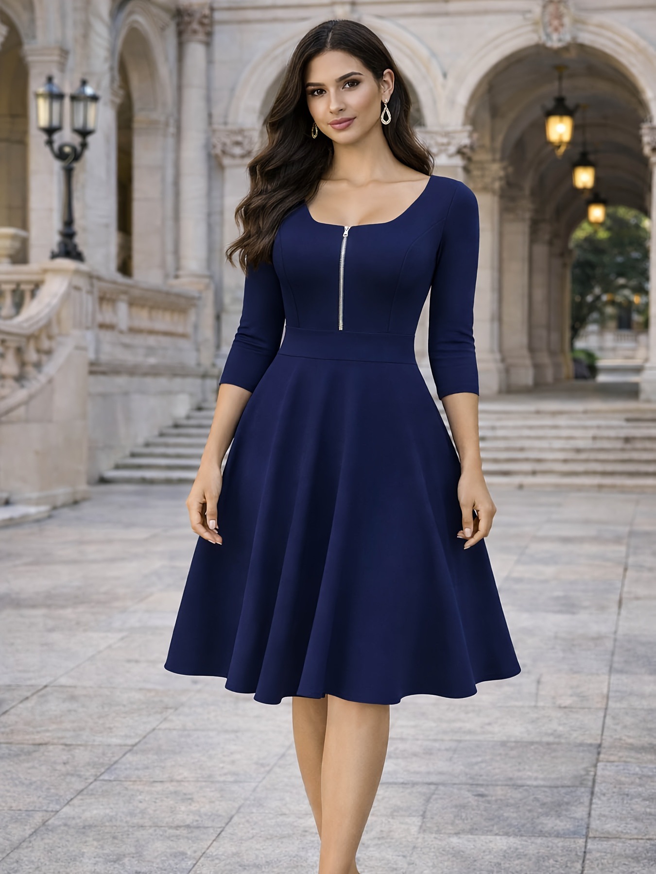 Figurbetontes Kleid mit Reißve – Women'S Fashion Quarter Zip Bewertung und Preis