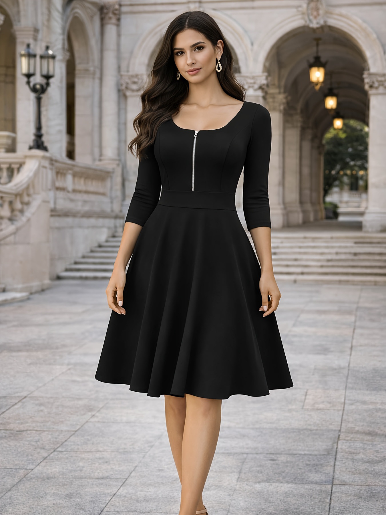 Figurbetontes Kleid mit Reißve – Women'S Fashion Quarter Zip Bewertung und Preis