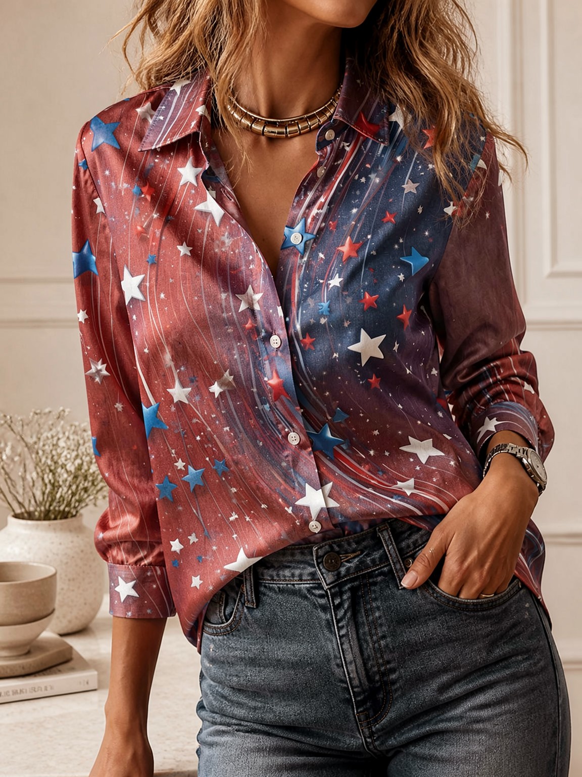 Elegantes Langarm-Oberteil mit – Women'S Fashion Tops Bewertung und Preis