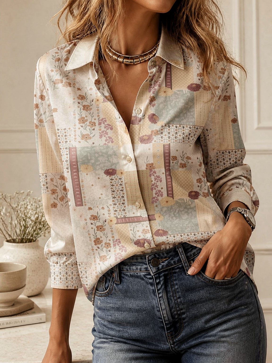 Elegantes Langarm-Oberteil mit – Women'S Fashion Tops Bewertung und Preis