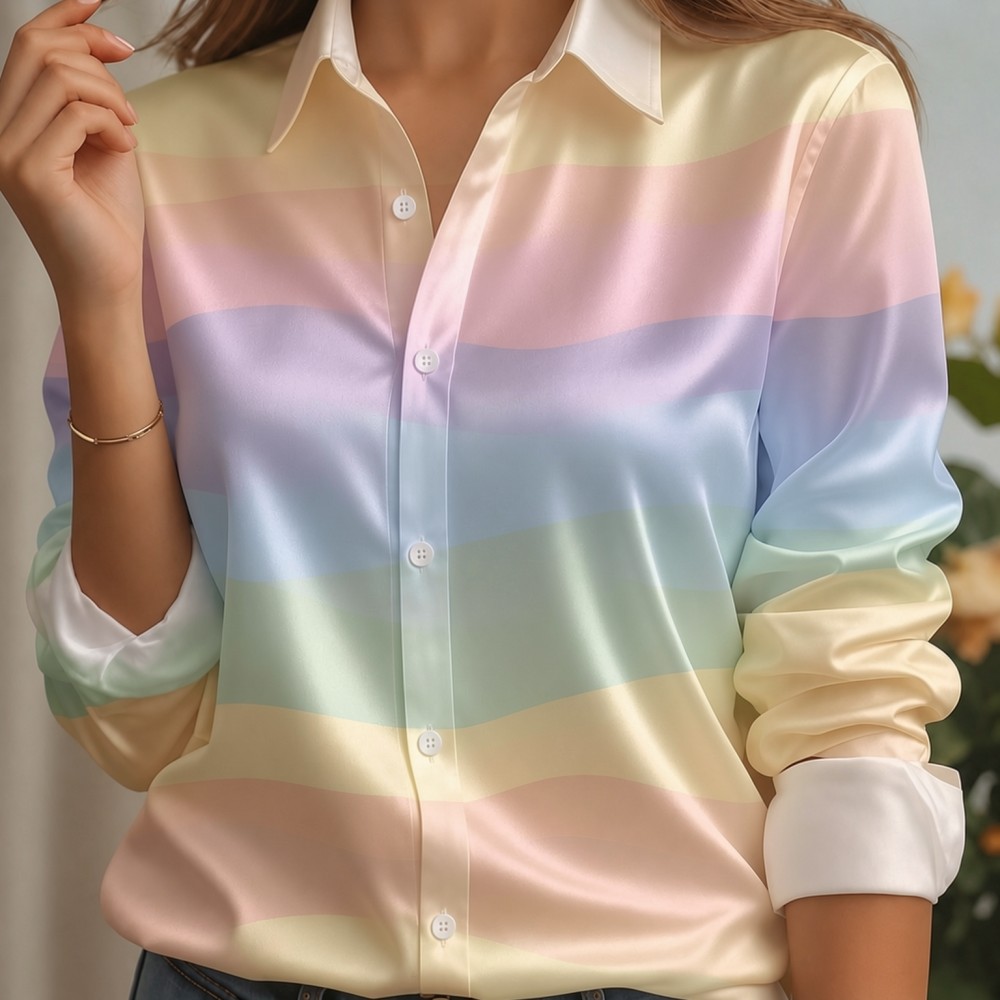 Damen Satin-Hemdbluse mit Reve – Women Fashion Images Bewertung und Preis