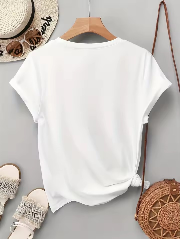 Modisches Grafik-T-Shirt mit P – Women'S Fashion Paris Bewertung und Preis