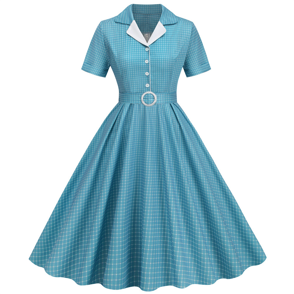 Karierte Vintage Büro-Sommerkl – Women'S Fashion From The 60S Bewertung und Preis