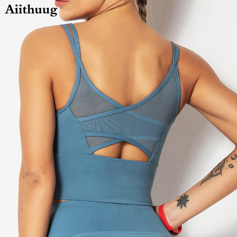 Aiithuug Yoga-BHs, Fitness-Shi – Bra Top Seamless Bewertung und Preis