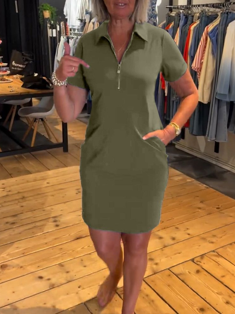 2025 Sommer Neue Damenmode Läs – Women'S Fashion Quarter Zip Bewertung und Preis