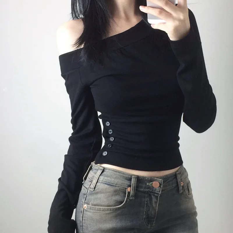 Y2K Vintage Plissiertes Knopf- – Women'S Fashion Tops Bewertung und Preis