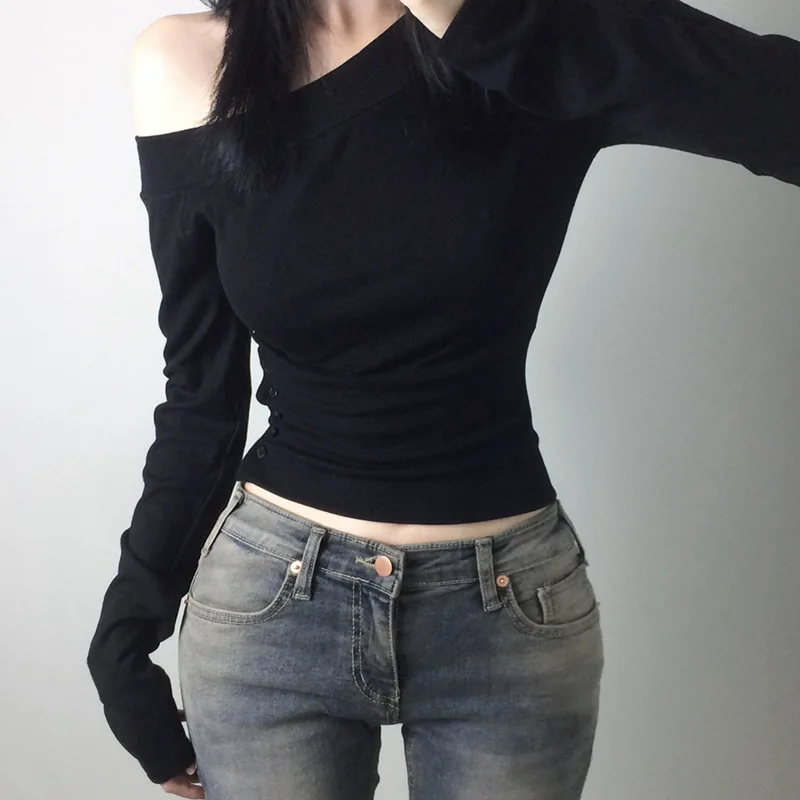 Y2K Vintage Plissiertes Knopf- – Women'S Fashion Tops Bewertung und Preis