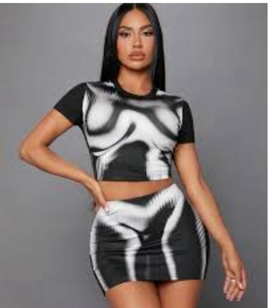 STILVOLLE DAME Tie Dye Gedruck – Tie Dye Two Piece Bewertung und Preis