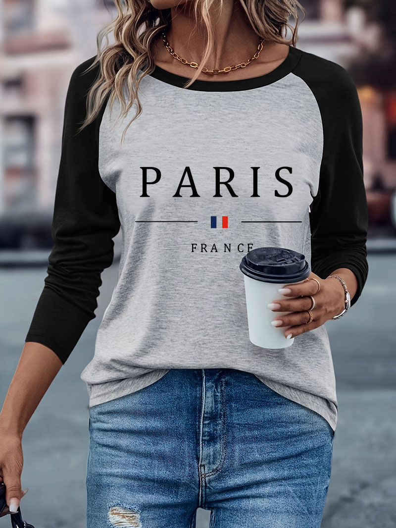 Modisches Paris-Schriftzug-Pri – Women'S Fashion Paris Bewertung und Preis