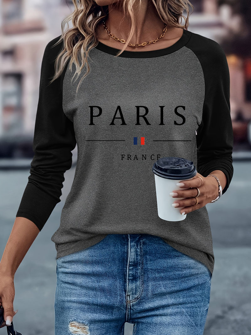 Modisches Paris-Schriftzug-Pri – Women'S Fashion Paris Bewertung und Preis