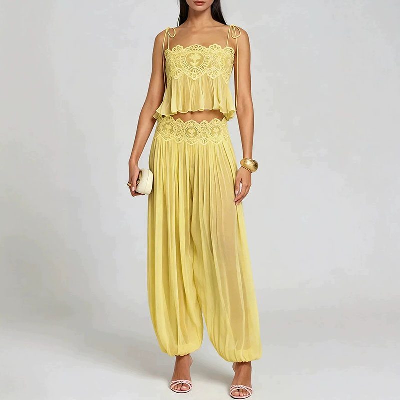 Boho Spitzenbesatz 2-teiliges  – Tie Dye Two Piece Bewertung und Preis