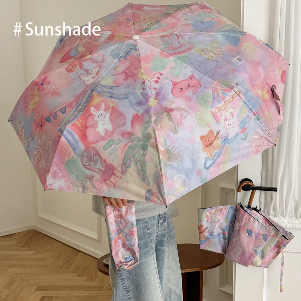 Manuell Faltbarer Modischer Be – Women'S Fashion Umbrella Bewertung und Preis