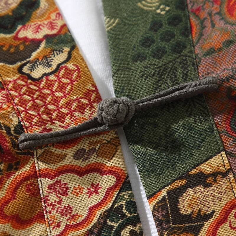 Ethnischer Stil Bedruckter Yuk – Kimono Cardigan Women Bewertung und Preis